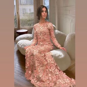 Naeem Khan gown, pink, size 2